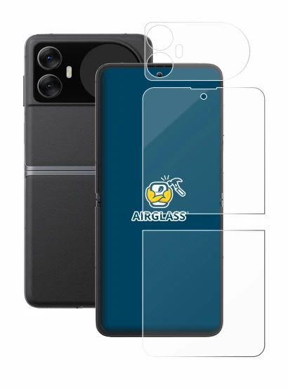 Image de l'appareil Blackview Hero 10 (Avant+Arrière) avec une grande variété de protections d'écran.