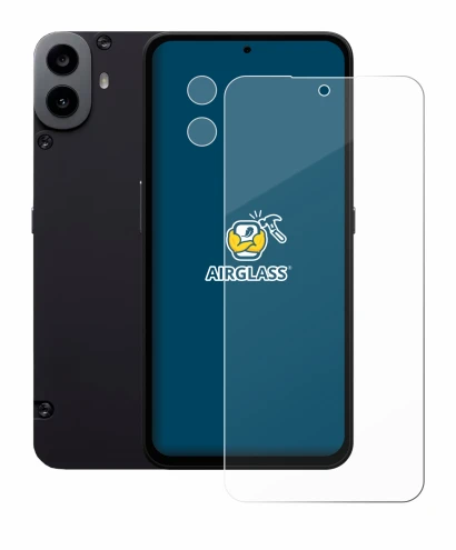 Image de l'appareil Nothing CMF Phone 1 (Avant+Caméra) avec une grande variété de protections d'écran.