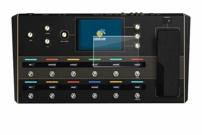 Image de l'appareil Headrush Prime avec une grande variété de protections d'écran.