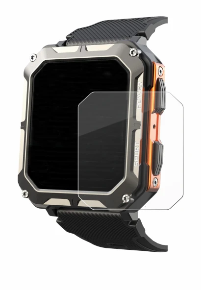 Image de l'appareil Findtime Smartwatch 1.83" avec une grande variété de protections d'écran.