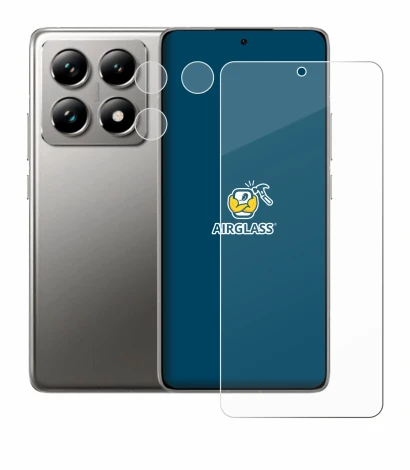 Image de l'appareil Xiaomi 14T Pro (Avant+Caméra) avec une grande variété de protections d'écran.