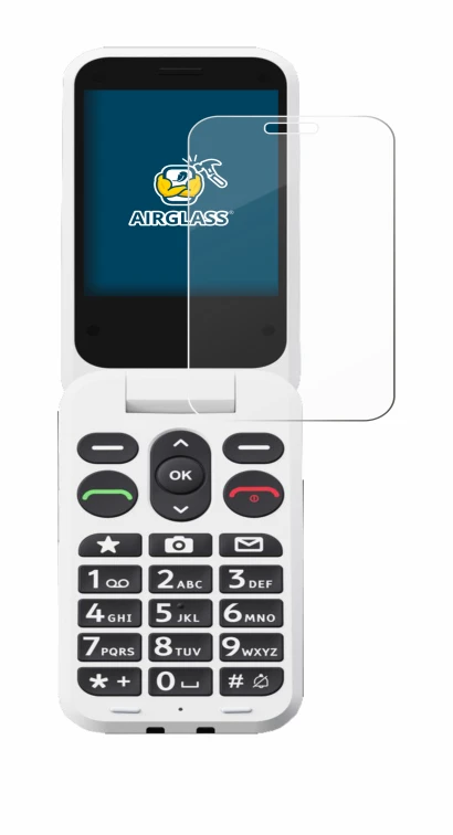 Image de l'appareil Doro Leva L30 avec une grande variété de protections d'écran.