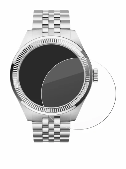 Image de l'appareil Withings ScanWatch Nova Brilliant (39 mm) avec une grande variété de protections d'écran.