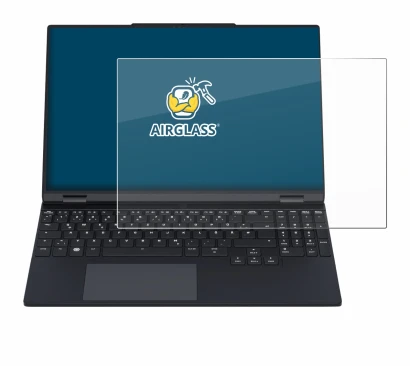 Image de l'appareil Tuxedo InfinityBook Pro 15 Gen 9 avec une grande variété de protections d'écran.