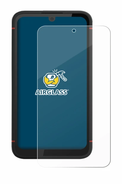 Image de l'appareil Volla Phone X23 avec une grande variété de protections d'écran.