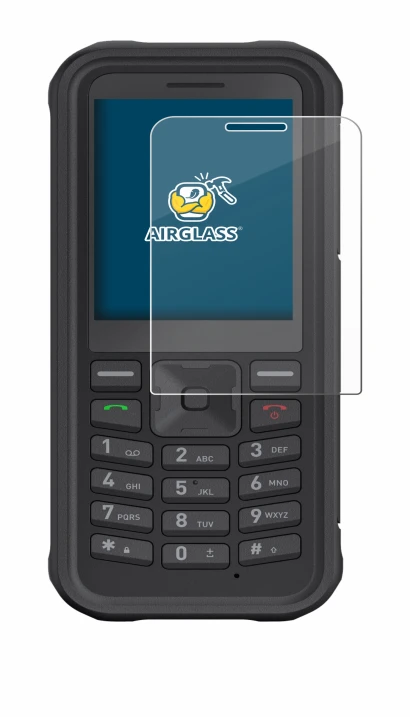 Image de l'appareil Sonim XP100 avec une grande variété de protections d'écran.