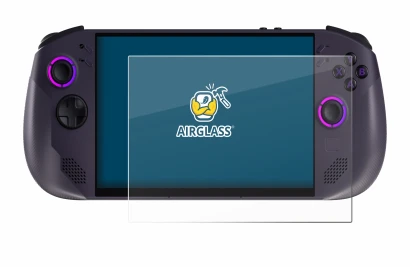 Image de l'appareil Lenovo Legion Go S avec une grande variété de protections d'écran.