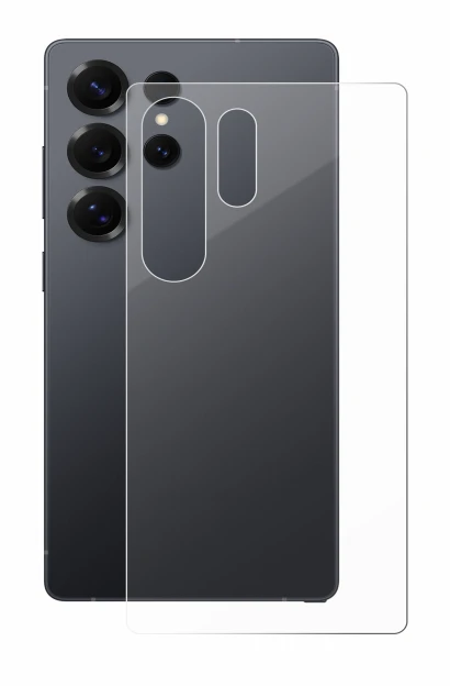 Image de l'appareil Samsung Galaxy S25 Ultra Enterprise Edition (Arrière) avec une grande variété de protections d'écran.