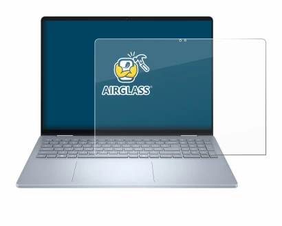 Image de l'appareil Dell 16 Plus-2-in-1 avec une grande variété de protections d'écran.