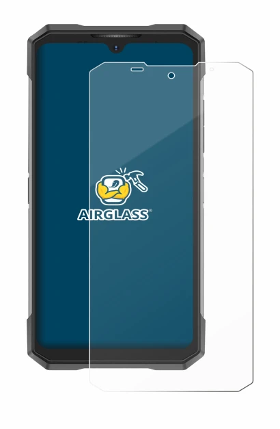 Image de l'appareil Doogee S200X avec une grande variété de protections d'écran.