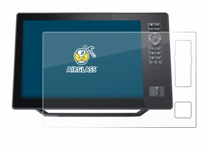 Image de l'appareil Humminbird Xplore 12 avec une grande variété de protections d'écran.