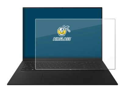 Image de l'appareil LG gram 17" 2025 avec une grande variété de protections d'écran.