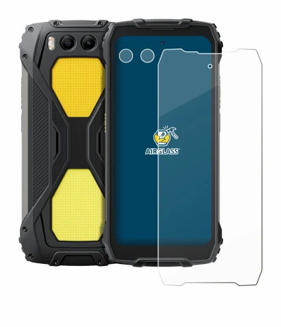 Image de l'appareil Blackview BV7300 (Avant+Caméra) avec une grande variété de protections d'écran.