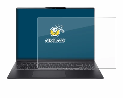 Image de l'appareil Acer Swift 16 AI avec une grande variété de protections d'écran.