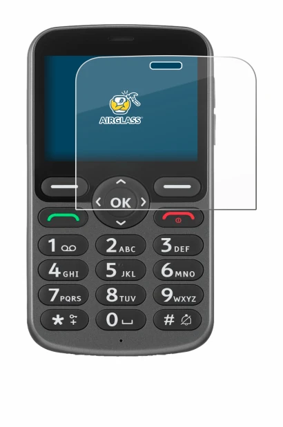 Image de l'appareil Doro 1380 avec une grande variété de protections d'écran.
