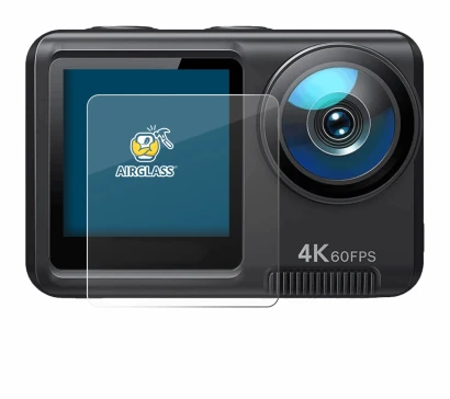 Image de l'appareil Wolfang GA420 avec une grande variété de protections d'écran.