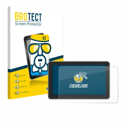 Face avant d’un emballage produit avec le logo de la marque BROTECT. À côté, l’appareil Bambu Lab H2D est représenté avec la p