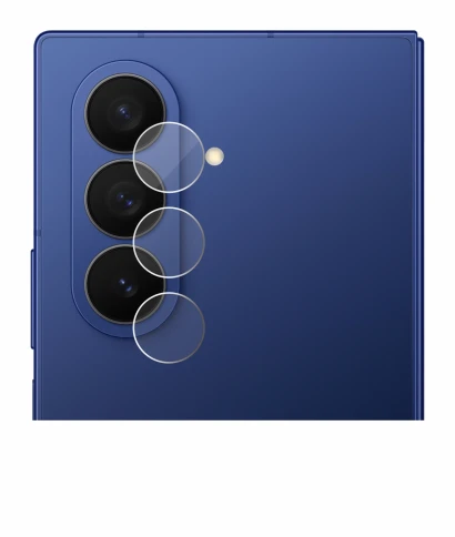 Image de l'appareil Samsung Galaxy Z Fold 7 (Caméra UNIQUEMENT) avec une grande variété de protections d'écran.