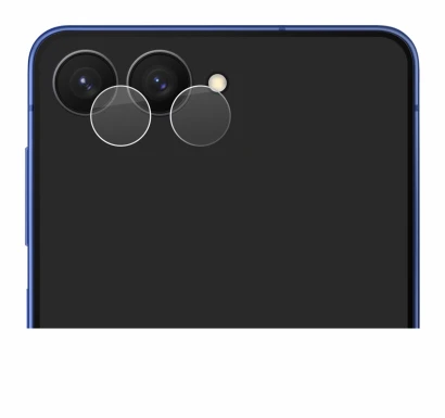 Image de l'appareil Samsung Galaxy Z Flip 7 (Caméra UNIQUEMENT) avec une grande variété de protections d'écran.