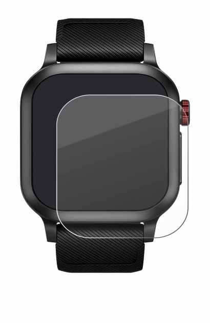 Image de l'appareil Haylou Iron Neo 1.95" avec une grande variété de protections d'écran.