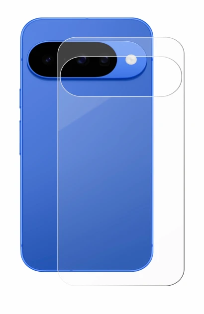 Image de l'appareil Google Pixel 10 (Arrière) avec une grande variété de protections d'écran.
