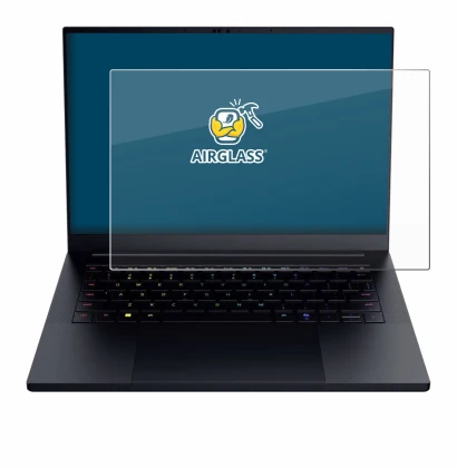 Image de l'appareil Razer Blade 14 2025 avec une grande variété de protections d'écran.