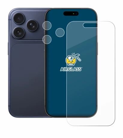 Image de l'appareil Apple iPhone 17 Pro (Avant+Caméra) avec une grande variété de protections d'écran.