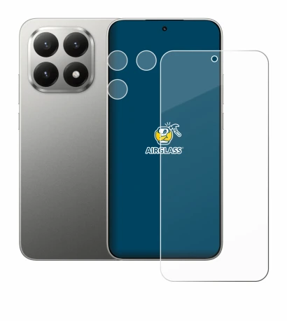 Image de l'appareil Xiaomi 15T (Avant+Caméra) avec une grande variété de protections d'écran.