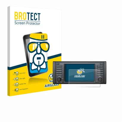 Face avant d’un emballage produit avec le logo de la marque BROTECT. À côté, l’appareil Eonon E39A12S est représenté avec la p