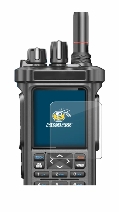 Image de l'appareil Radtel RT-950 Pro avec une grande variété de protections d'écran.