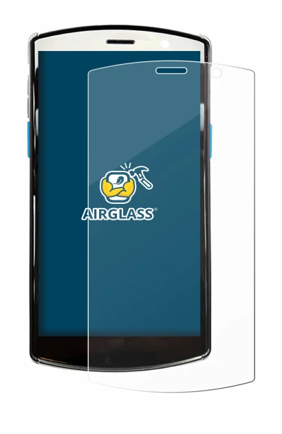Image de l'appareil Unitech EA510 avec une grande variété de protections d'écran.