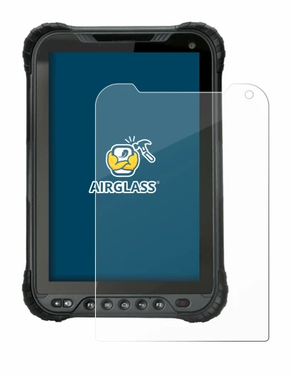Image de l'appareil Unitech TB85 avec une grande variété de protections d'écran.