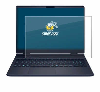 Image de l'appareil Dell Alienware 16X avec une grande variété de protections d'écran.