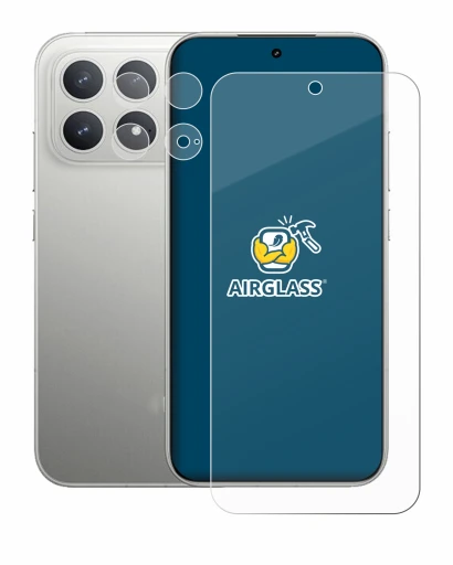 Image de l'appareil Xiaomi Poco F8 Pro (Avant+Caméra) avec une grande variété de protections d'écran.