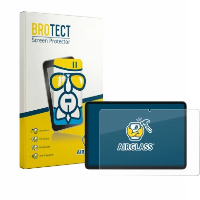 Face avant d’un emballage produit avec le logo de la marque BROTECT. À côté, l’appareil Doogee Tab G6 Pro est représenté avec
