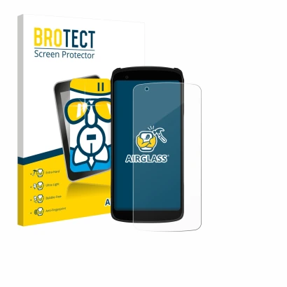 Face avant d’un emballage produit avec le logo de la marque BROTECT. À côté, l’appareil Zebra TC22R est représenté avec la pro