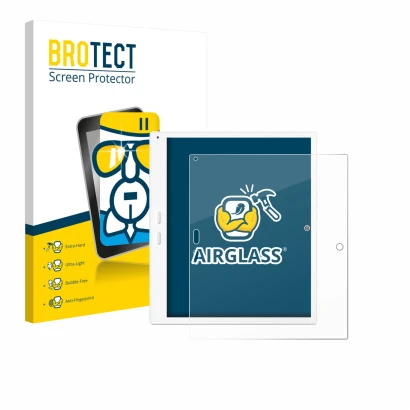 Face avant d’un emballage produit avec le logo de la marque BROTECT. À côté, l’appareil Bigme B10 10.3" est représenté avec la