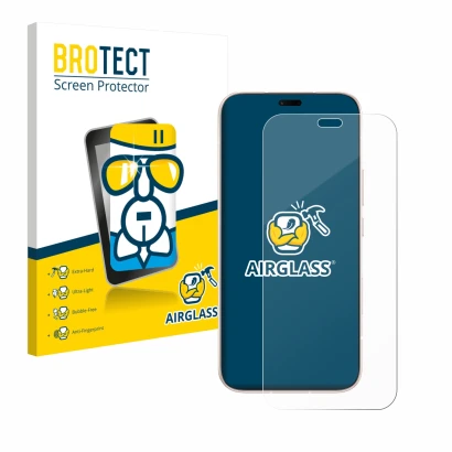 Face avant d’un emballage produit avec le logo de la marque BROTECT. À côté, l’appareil Honor 600 Lite est représenté avec la 