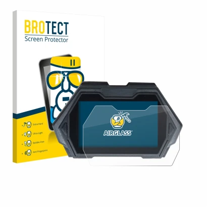 Face avant d’un emballage produit avec le logo de la marque BROTECT. À côté, l’appareil Kukirin G3 Pro est représenté avec la 