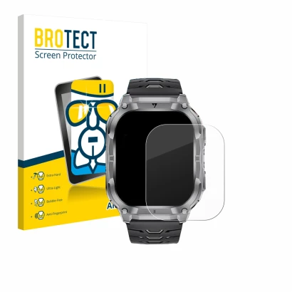 Face avant d’un emballage produit avec le logo de la marque BROTECT. À côté, l’appareil LIGE EF22 2" est représenté avec la pr