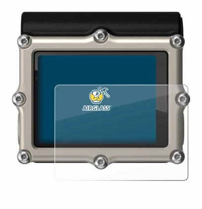 Image de l'appareil Shearwater Petrel 3 dive computer avec une grande variété de protections d'écran.