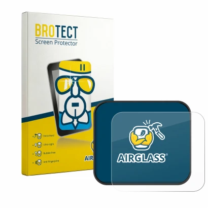 Face avant d’un emballage produit avec le logo de la marque BROTECT. À côté, l’appareil Saphe T est représenté avec la protect