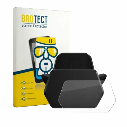 Face avant d’un emballage produit avec le logo de la marque BROTECT. À côté, l’appareil Navee XT5 PRO est représenté avec la p