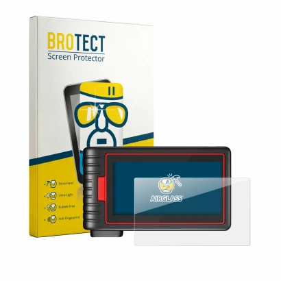 Face avant d’un emballage produit avec le logo de la marque BROTECT. À côté, l’appareil KINGBOLEN S6 est représenté avec la pr