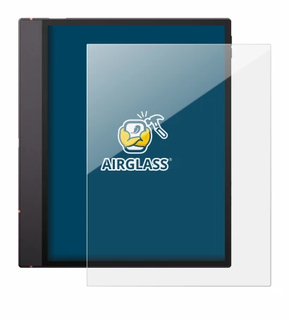 Image de l'appareil Boox Note Air 6 C avec une grande variété de protections d'écran.