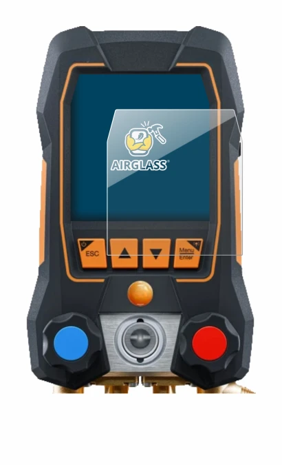 Image de l'appareil Testo 558s avec une grande variété de protections d'écran.