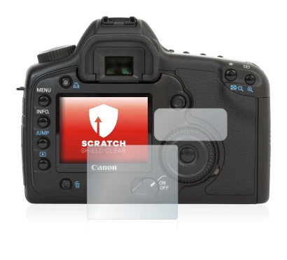 Image de l'appareil Canon EOS 5D avec une grande variété de protections d'écran.