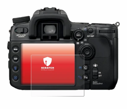 Image de l'appareil Sony Alpha 700 (DSLR-A700) avec une grande variété de protections d'écran.