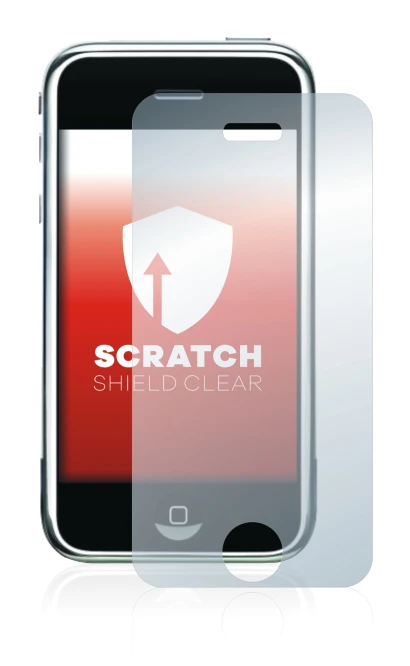 Image de l'appareil Apple iPhone 2G avec une grande variété de protections d'écran.