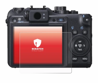 Image de l'appareil Canon PowerShot G10 avec une grande variété de protections d'écran.